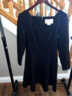 Black Long-Sleeve Fit & Flare Dress Holly (new with store tag still in tact)